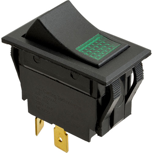(image for) Carter Hoffmann 18602-0075 ON/OFF SWTCH-GRN-250VDPD T